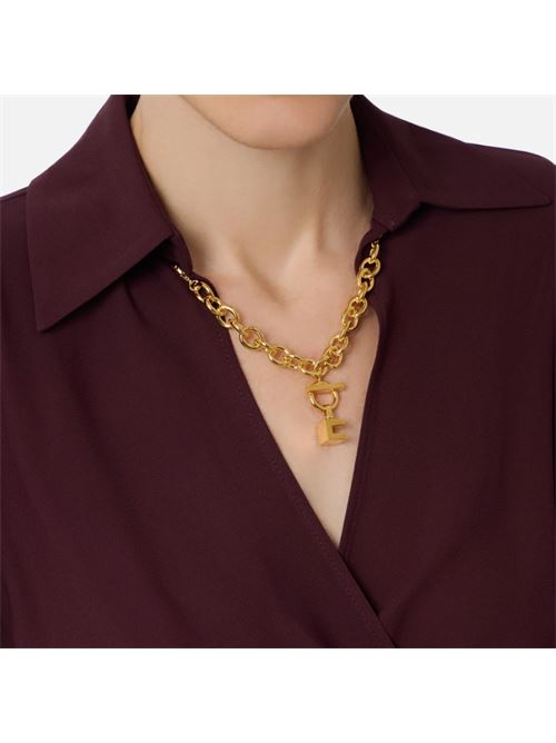 CAMICIA CON DETTAGLIO GIOIELLO ELISABETTA FRANCHI | CAT0256E2EA4 Merlot